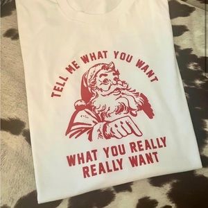 Santa Tell Me Tee